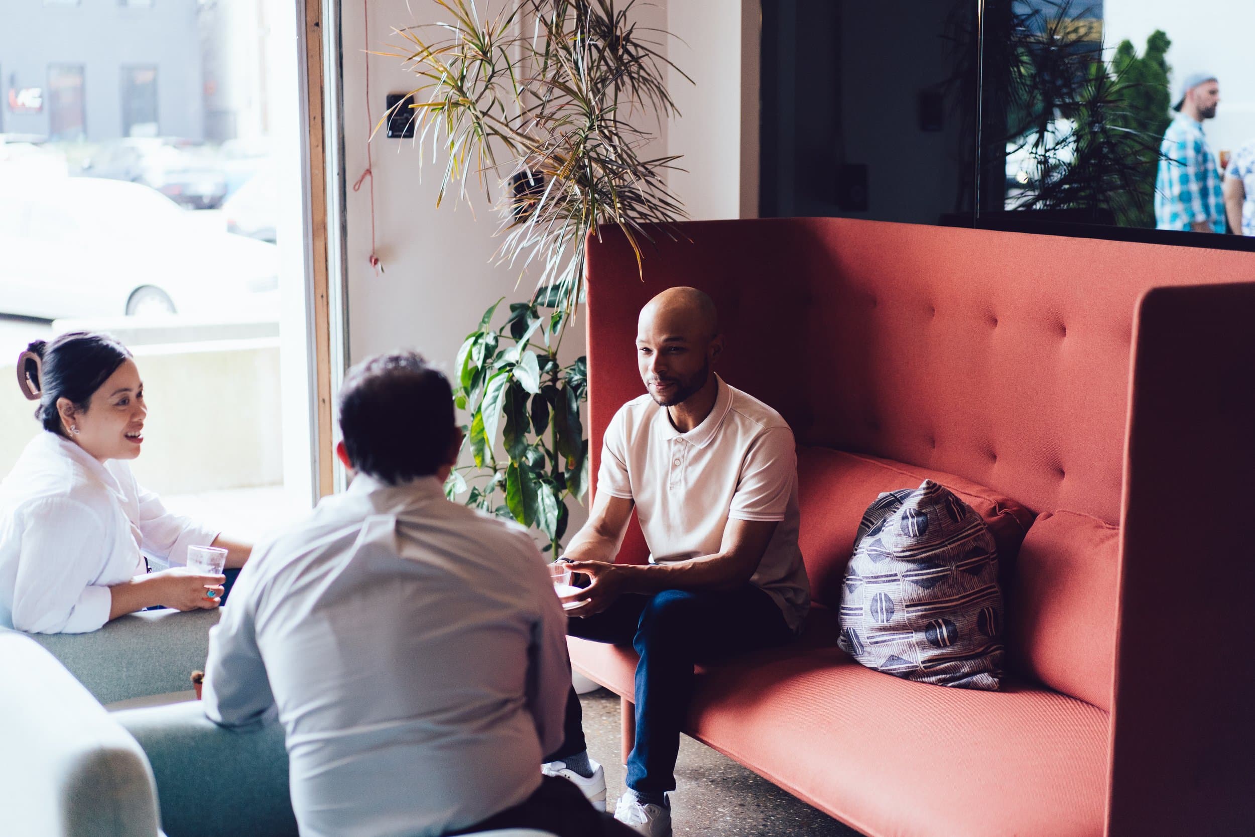 Coworking members at Story Louisville