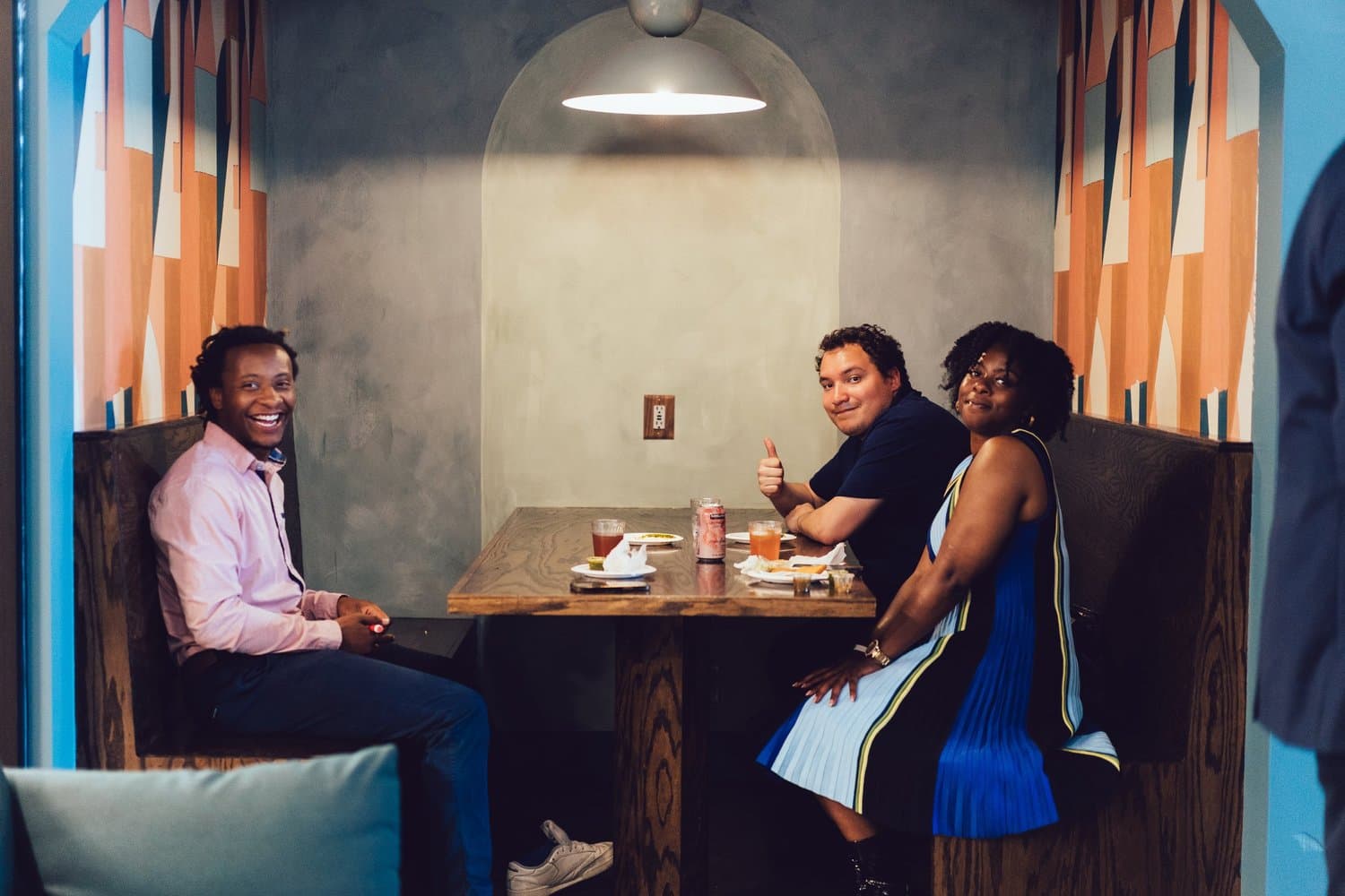 Story Louisville members collaborating around a table