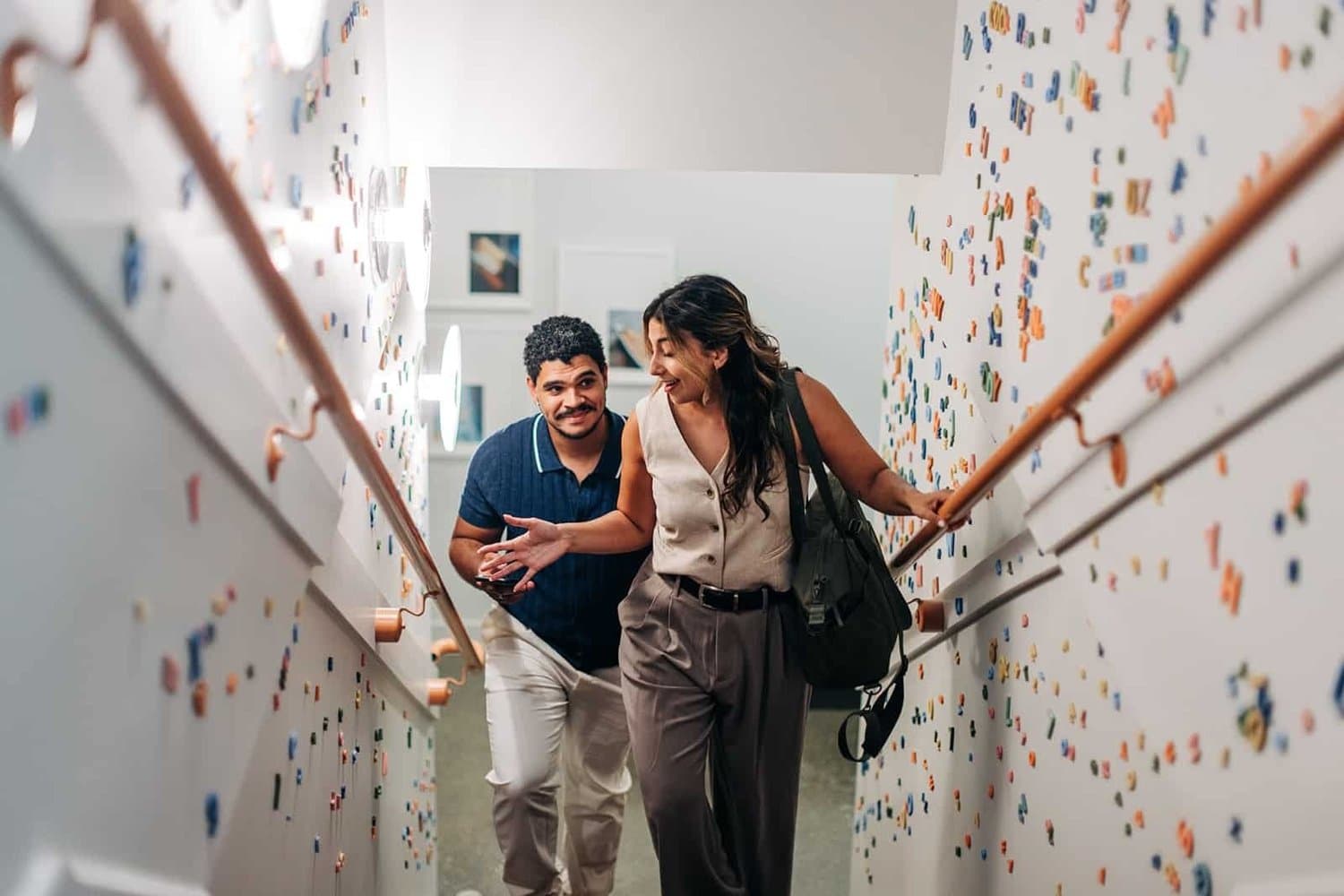 Creative members working together at Story Louisville