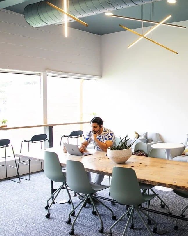 Quiet focus space at Story Louisville