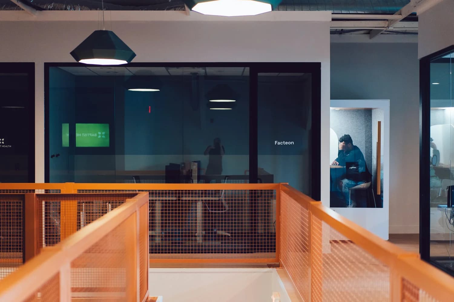 A private office at Story Louisville